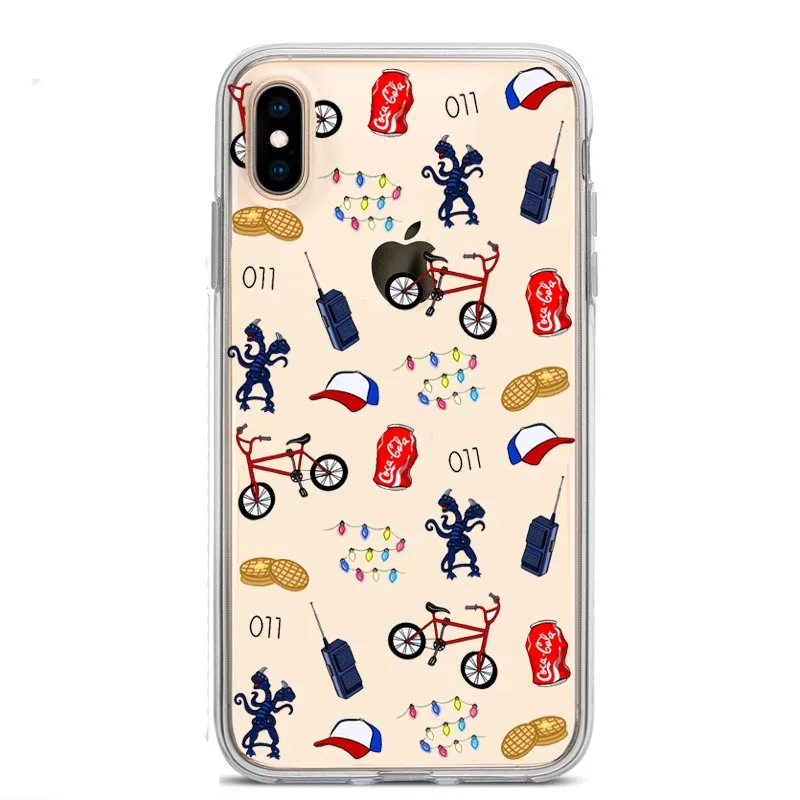 Stranger things Сезон 3 Мягкий Силиконовый ТПУ чехол для телефона чехол для iPhone 8 7 6 6S Plus X XS MAX 5 5S SE XR Американский ТВ Coque Capa