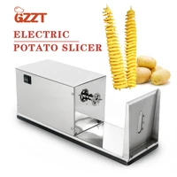 gzzt cyclone potato chip machine tornado potato machine french fries cutting machine easy to operate 110v 220v fast shipping new