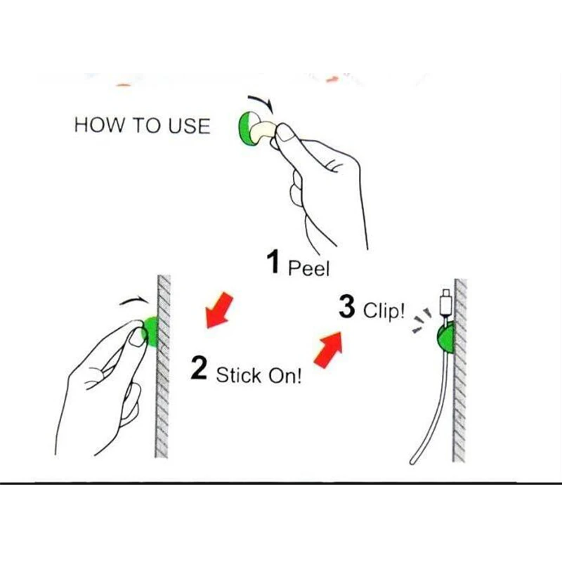 Настольный органайзер для проводов силиконовый держатель ручек зажим настенный