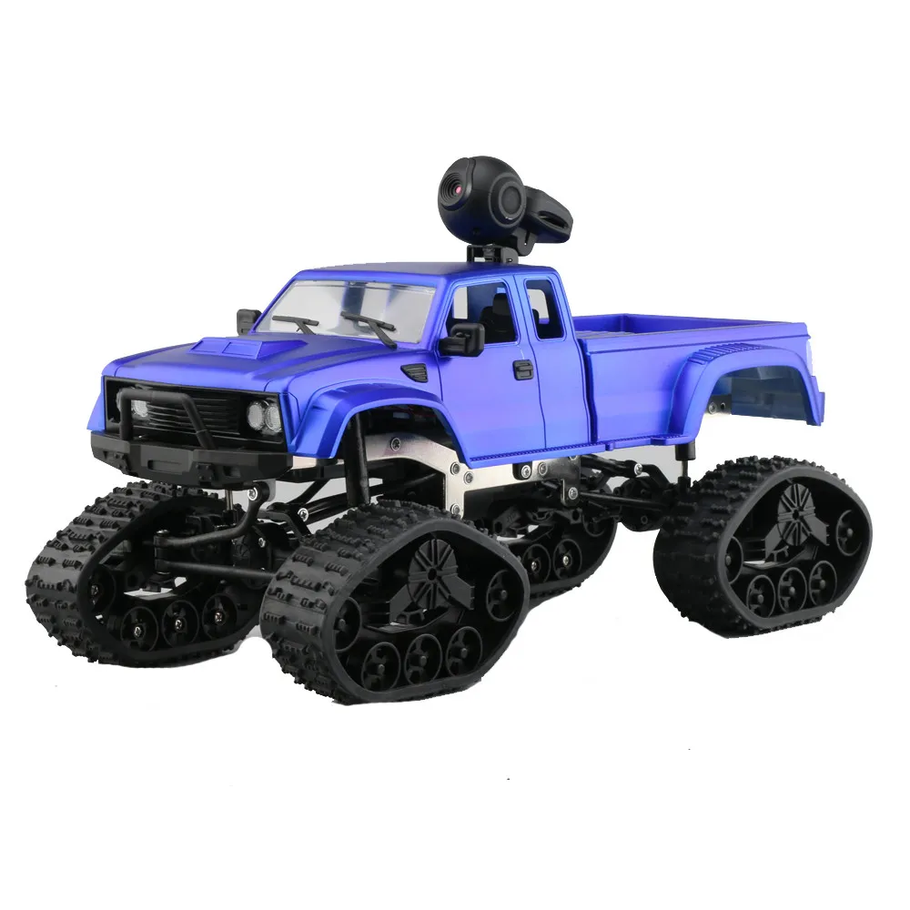Радиоуправляемый автомобиль 1:16 внедорожный грузовик FY002B 2,4 GHZ 1/16 4WD SUV Pickup Trucks WiFi FPV 0.3MP автомобиль Camion WiFi RTR игрушки для снежного скалолазания