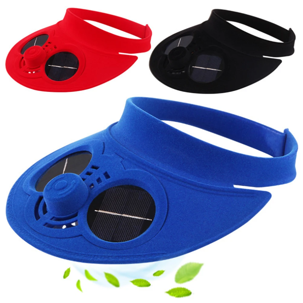 Солнечный Мощность солнце Бейсбол Шапки с охлаждающим вентилятором Для женщин