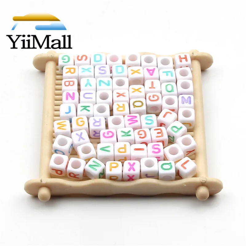 100 шт. акриловые бусины для бижутерии 6 мм | Украшения и аксессуары