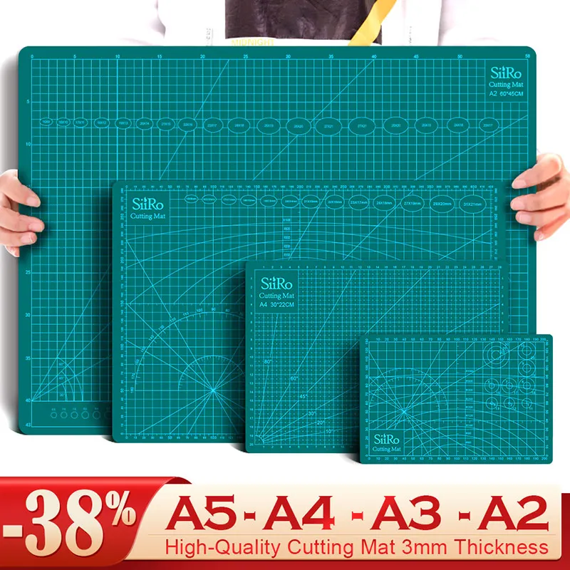 A2 A3 A4 A5 пвх разделочный коврик доска долговечная самовосстанавливающаяся DIY шитье студенческий искусство бумага резка гравировка резка коврик кожаный ремесло инструмент