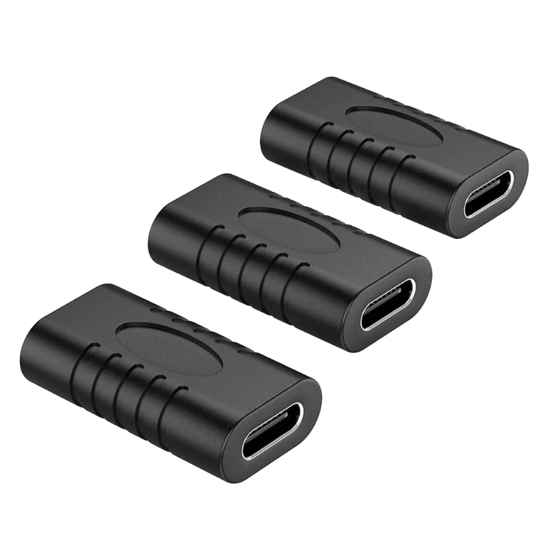 

3 Pcs USB C Adapter Female to Female Coupler 10Gbps Extensions for Laptop