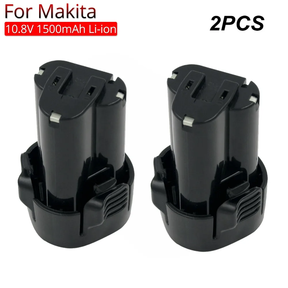 

2 шт. BL1013 сменная батарея 10,8 Ач литиевая для Makita 194550 в 12 В перезаряжаемая батарея 194551-6-4 Беспроводные дрели DF330D