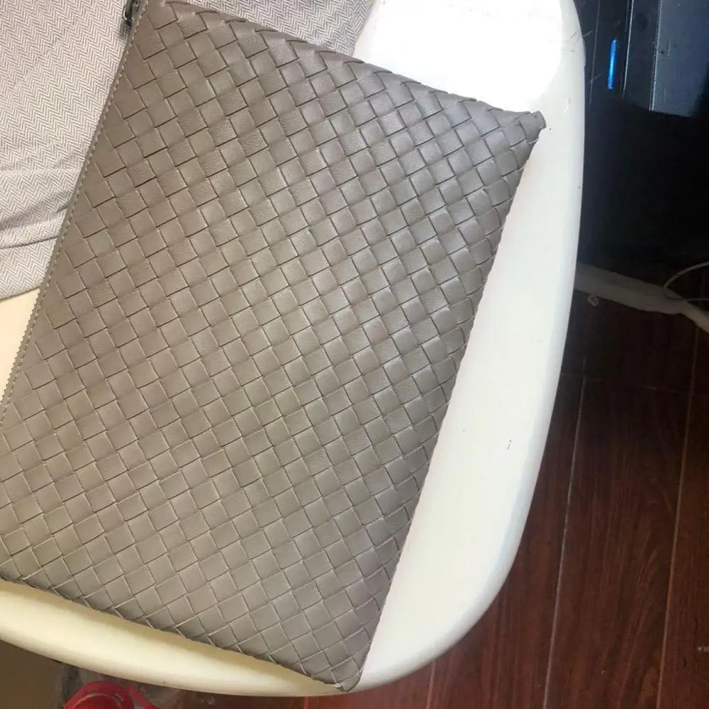 Мужской кошелек из 100% овечьей кожи ручная работа тканевый клатч мягкой