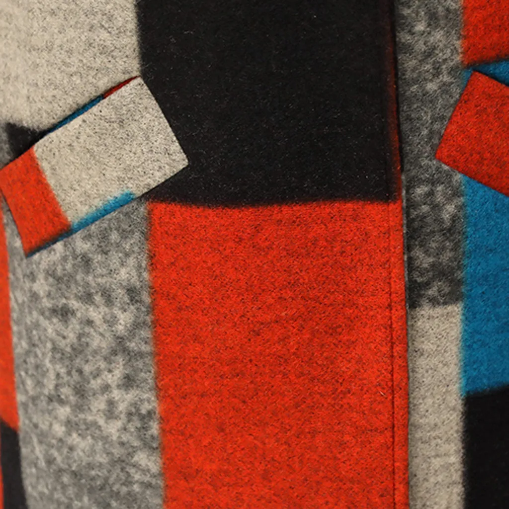 Зима 2019 новая мода приталенный Женский Тренч большие размеры с отворотом кашемир