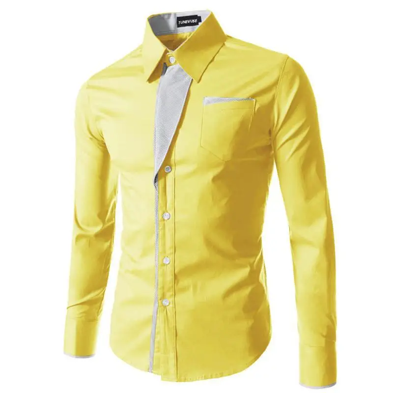 Лидер продаж 2021 новая модная мужская рубашка Camisa с длинным рукавом приталенная