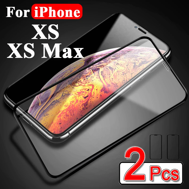 2 шт. закаленное защитное стекло для iPhone XS MAX xsmax sx x s | Мобильные телефоны и