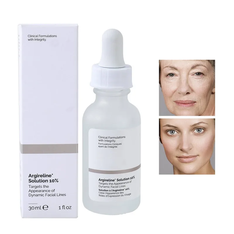 Solución facial de reparación, suero hexapéptido ligero al 10%, complejo péptido, antienvejecimiento, elimina las arrugas, reafirma la Maquillaje facial de la piel