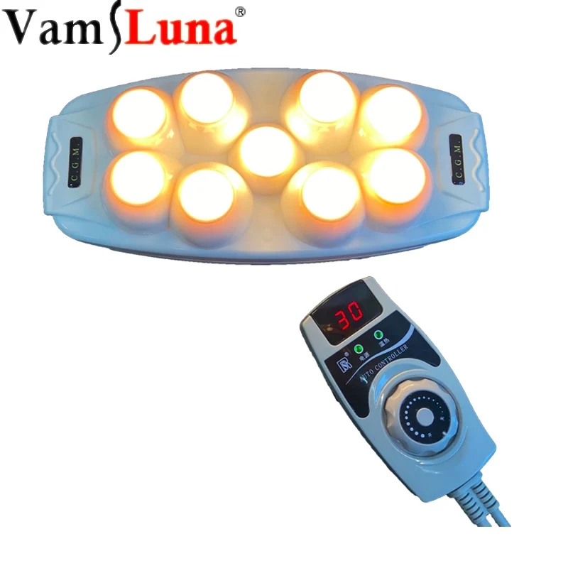 Натуральный нефритовый массажер с тепловой терапевтией физиотерапевтическое