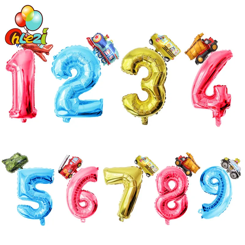 

2 шт., детский гелиевый автомобиль, школьный автобус