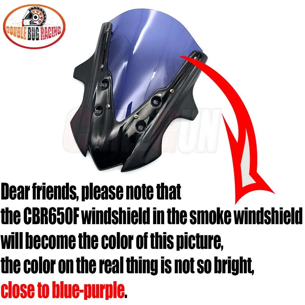 Козырёк ветрового стекла для мотоцикла HONDA CBR650F 2016 2017 2018 2019 2020 2014 CBR 650 F|Козырьки от