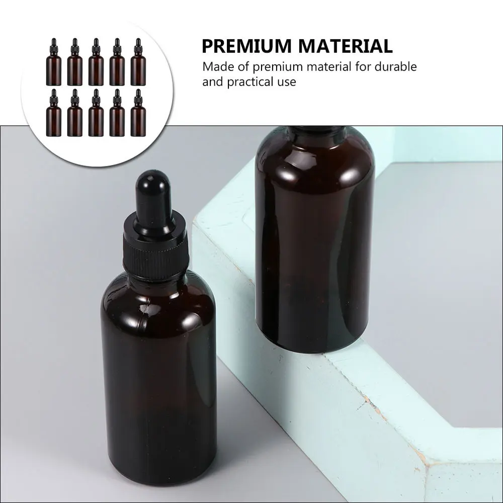 

10 Pcs Dropper Bottles Travel Essential Oil Bottles Refillable Sub Bottles