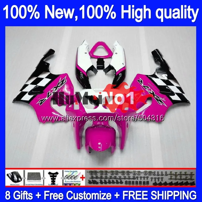

Body For KAWASAKI ZX-7R ZX-750 ZX7R 96 00 01 02 03 Rose white 52MC.117 ZX 750 7 R ZX750 ZX 7R 1996 2000 2001 2002 2003 Fairing
