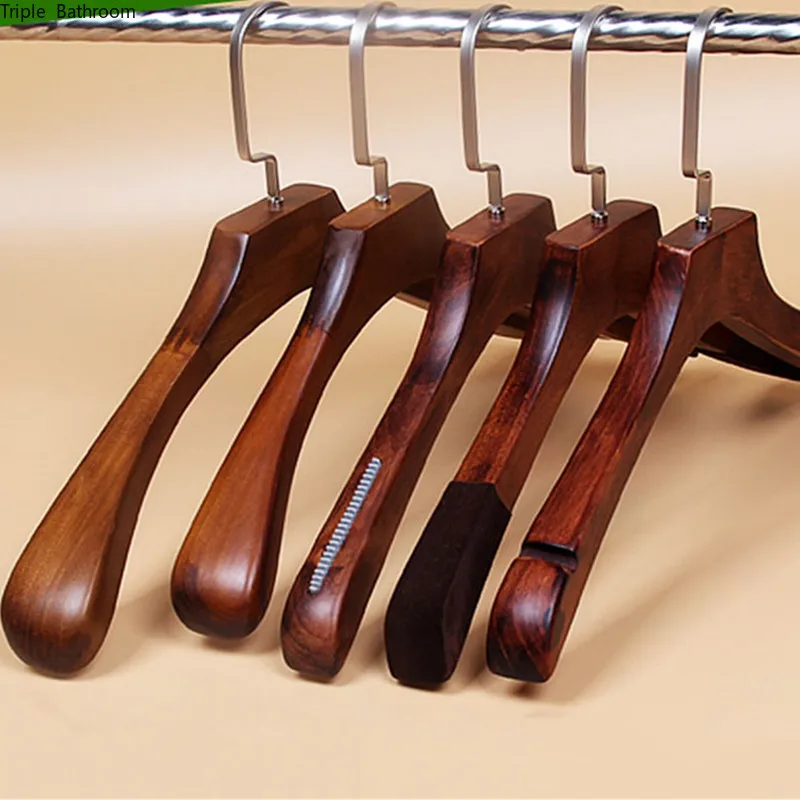 

5 шт., деревянные вешалки для одежды, в стиле ретро