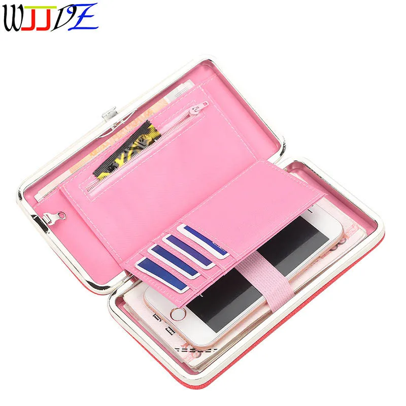 

Многофункциональный Женский кошелек, Длинные кошельки, высокое качество, кожаный кошелек, с кармашком для монет, в винтажном стиле; Женские ...