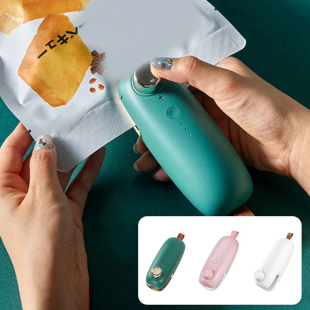

Portable Bag Sealer Handheld USB Charging Bag Heat Sealer with 3 Sealing Modes Sealing Machine for Food Storage Preservation