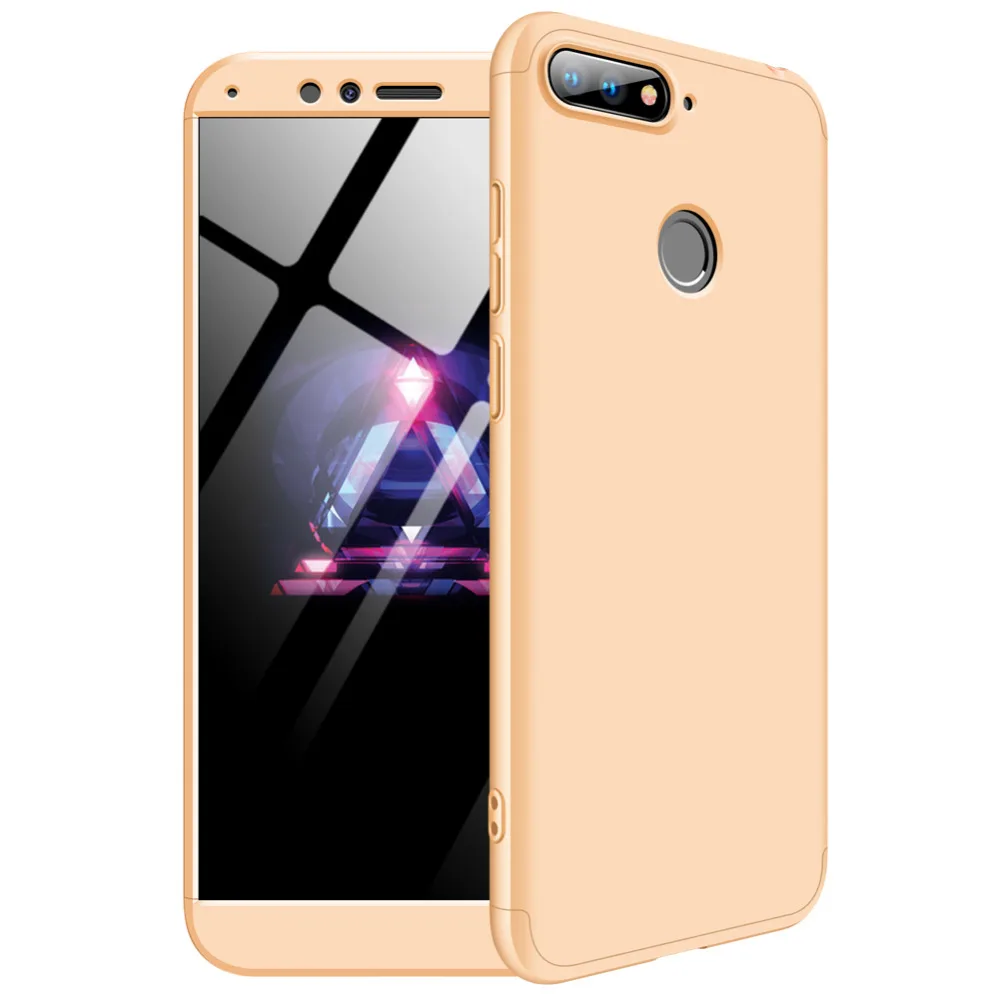 Huawei Honor 7C AUM L41 360 Защитный чехол Honor 7C 360 градусов полный Чехол Жесткий Чехол для huawei Honor 7C Pro LND L29+ стеклянная пленка