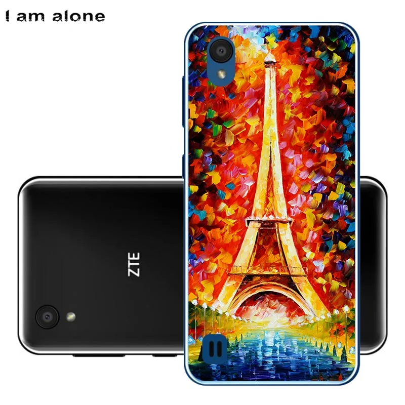 TPU C4 Чехлы для телефонов I am alone для zte Blade A5 5,45 дюймов Мягкий ТПУ модный мобильный для zte A5 сумки задняя крышка - Цвет: TPU C4