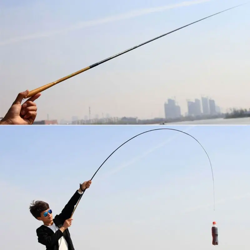 

Ultrashort Portable Stream Fishing Rod Carbon Fiber Telescopic Carp Fishing 69HD