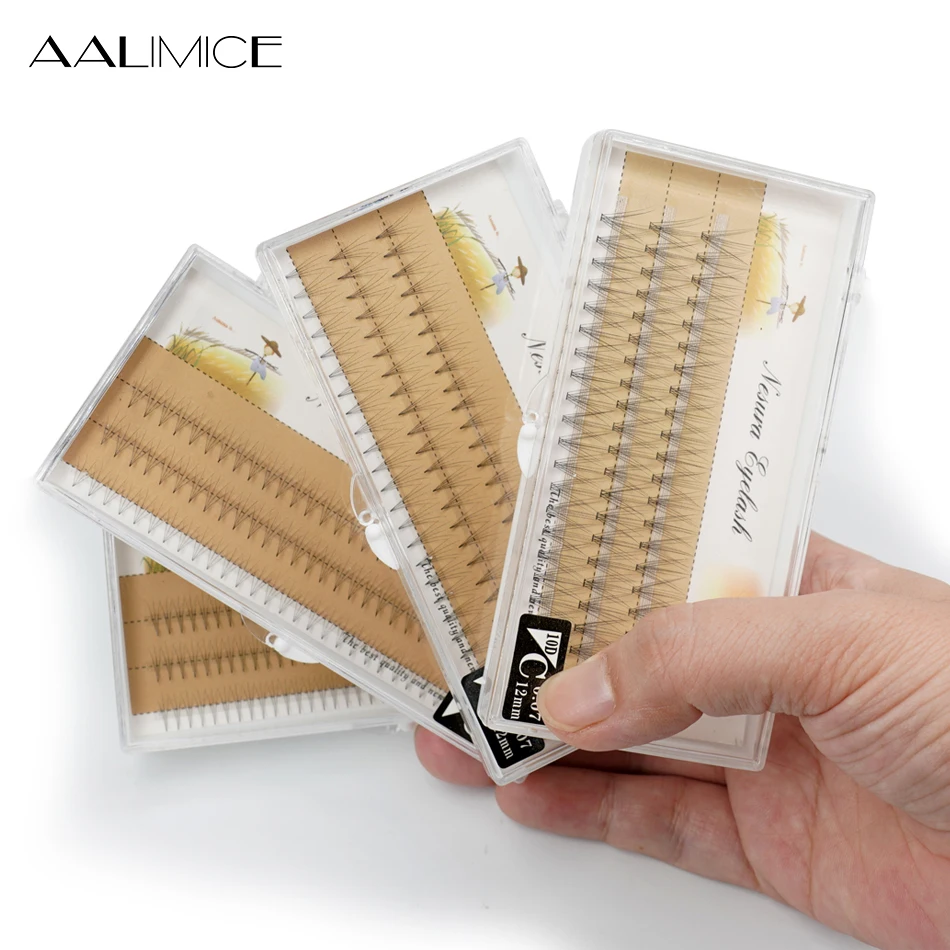 ALIMICE 3D накладные ресницы русский Объем Ложные 60 шт./кор. индивидуальных ресниц для