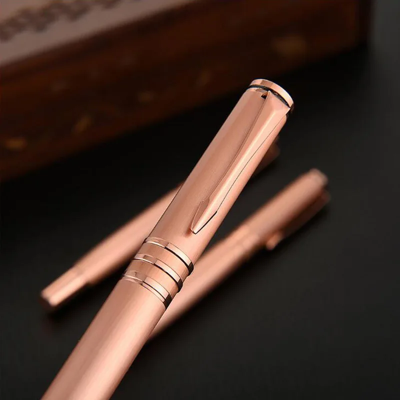 Высококачественная металлическая шариковая ручка Классическая стрела розовое