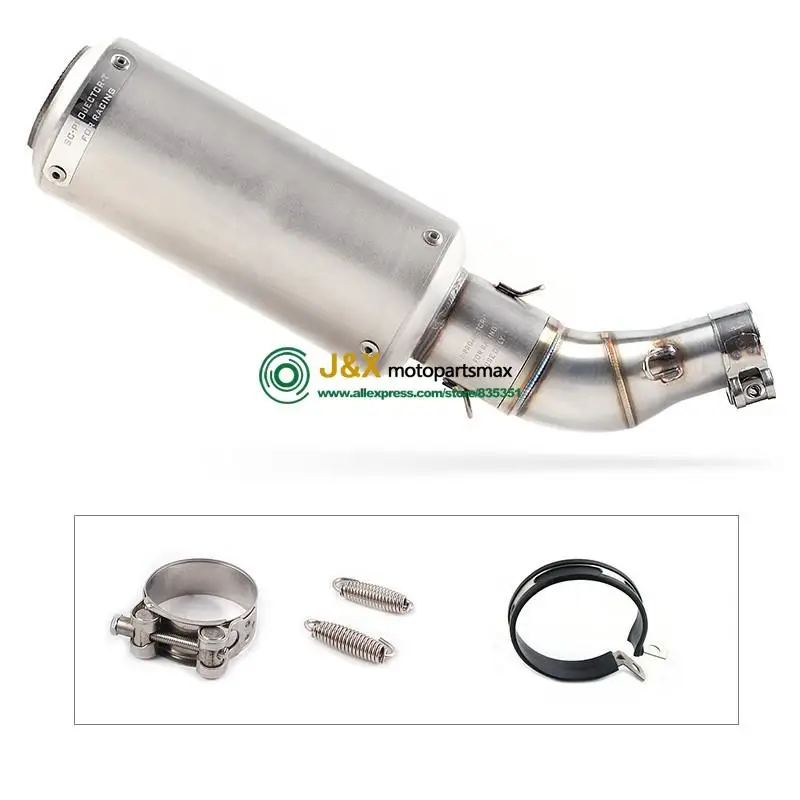 MT-03 MT03 мотоцикл глушитель трубы среднего звенья трубы Escape для YAMAHA YZF-R3 R3 R25 R30 слипоны