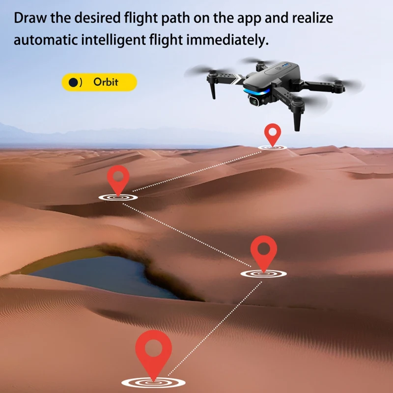 Дроны с камерой для взрослых 4K ультралегкий складной Дрон Квадрокоптер 1080P HD FPV