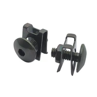 2 set motorcycle scooter atv moped plastic cover screw bolt and u type clips with nut m6 6mm m6x16