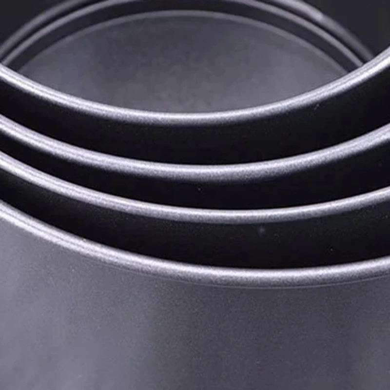 

4Pcs Round Shape Non-Stick Springform Cake Mold Cake Pan Pastry Bread Baking Pan Mould DIY Cooking Tools