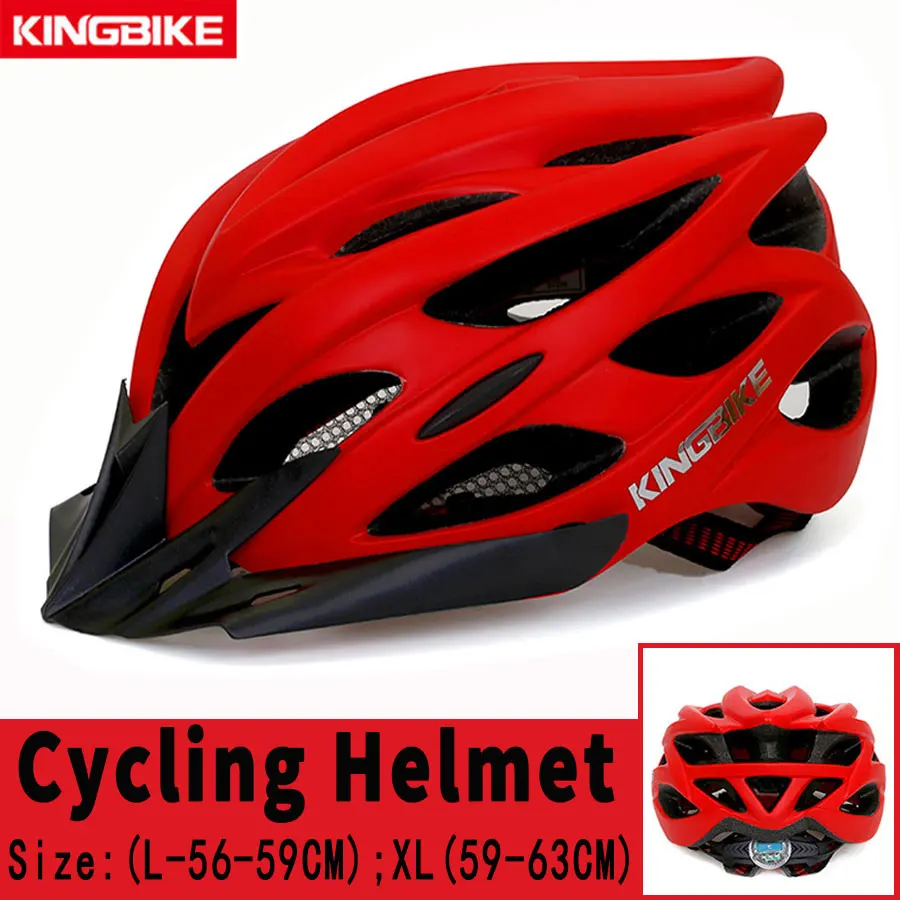 J-652-B5 KINGBIKE ультралегкий велосипедный шлем для мужчин и женщин MTB зеленый велосипедный шлем велосипедный задний фонарь солнцезащитный козырек CPSC& CE дорожный велосипедный шлем - Цвет: J-652-B5