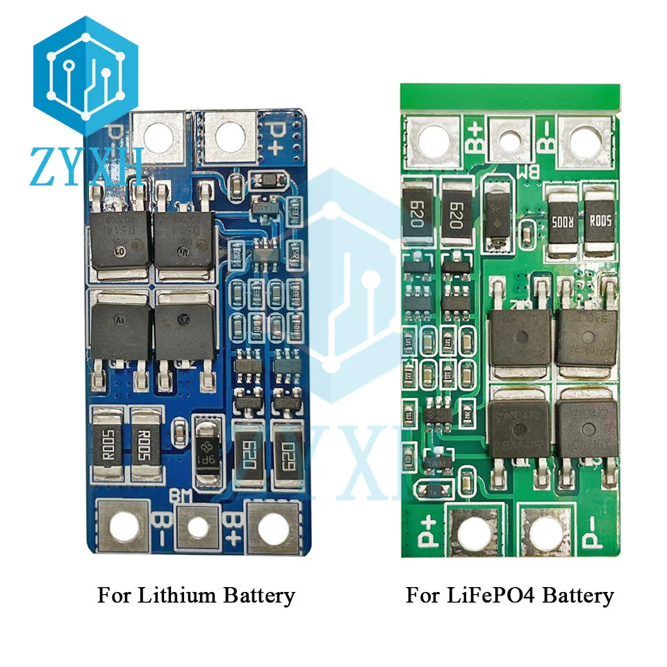 BMS 2S 10A 6.4V 7.4V 8.4V LiFePO4/Lithium 18650 Battery Charge Board with Balance Equalizer Short Circuit/Overcharge Protection