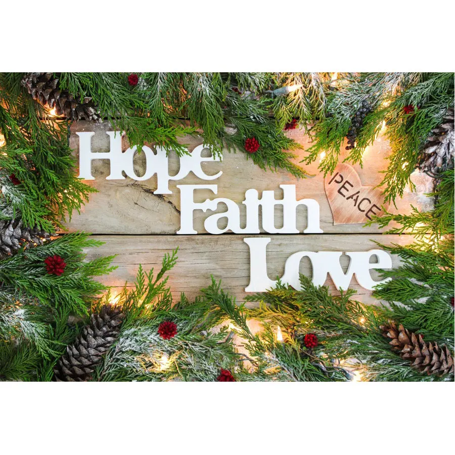 

Wooden Board Christmas Pine Tree Pine Cone Party Decoration Gift Backdrop Rendering a Lively Christmas Party Banner
