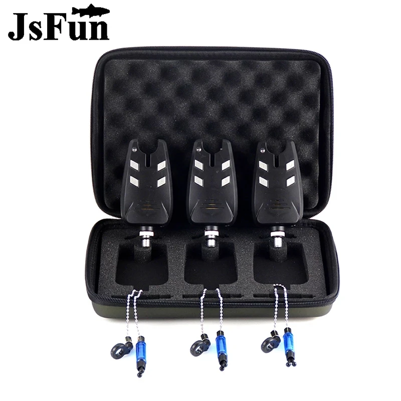 

Carp Fishing Bite Alarm and Swinger Set LED Fishing Swingers Fish Bite Alarm Fishing Accessories