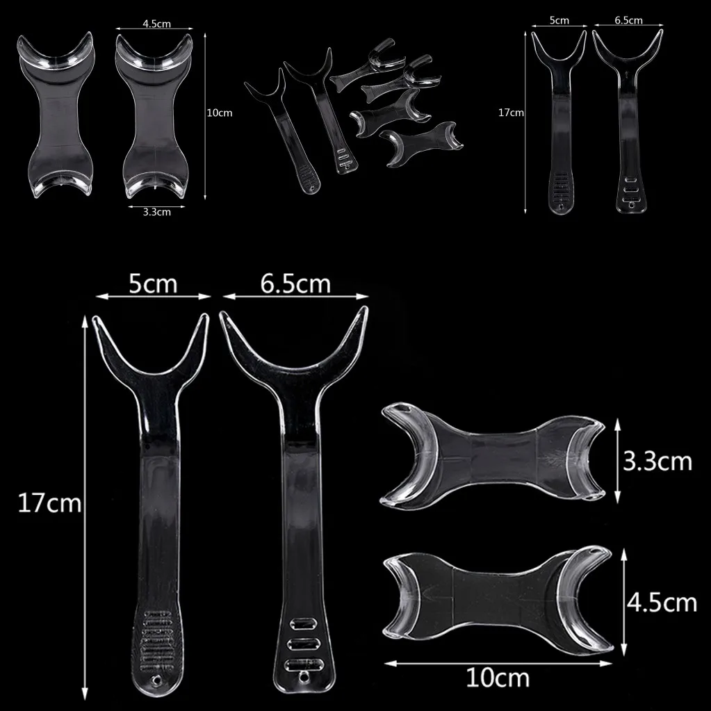 

4pcs/6pcs Dental Tooth Intraoral Lip Cheek Retractor Orthodontic Brace Trays Dental Teeth Tools Mouth Opener Set