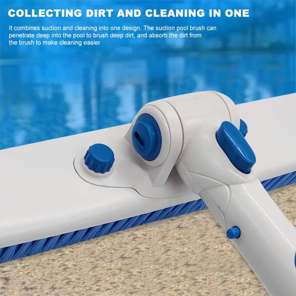 

Pool Brush Aluminium Swimming Pool Cleaning Brush Pool Cleaning Tool 18Inch Suitable For Cleaning Swimming Pool Spring Pool