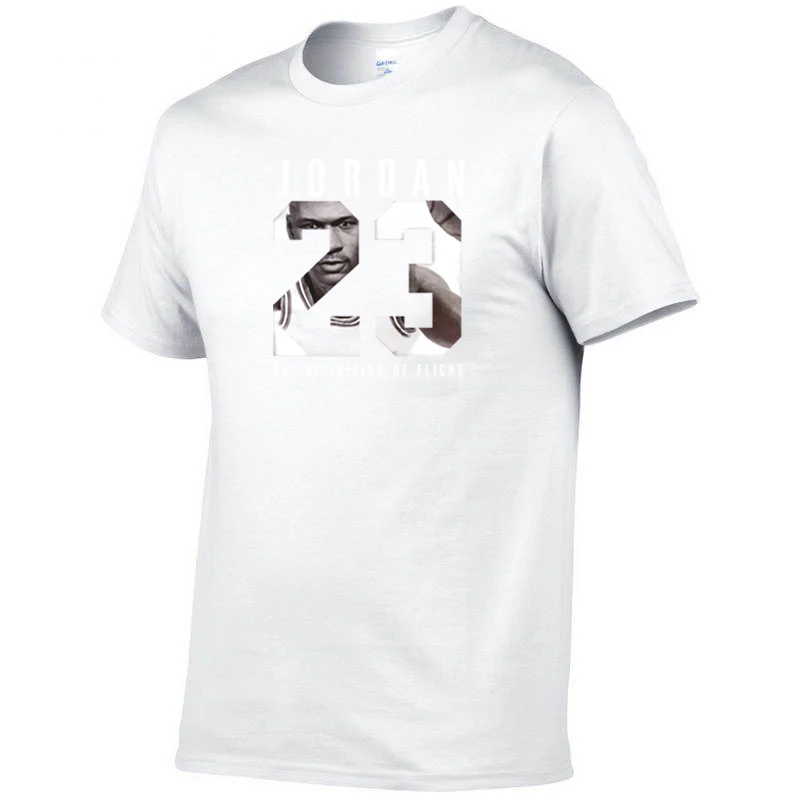

2021 New men's T-shirt high quality jordan-23 brand printed 100% cotton round neck short sleeve T-shirt cool men's wear