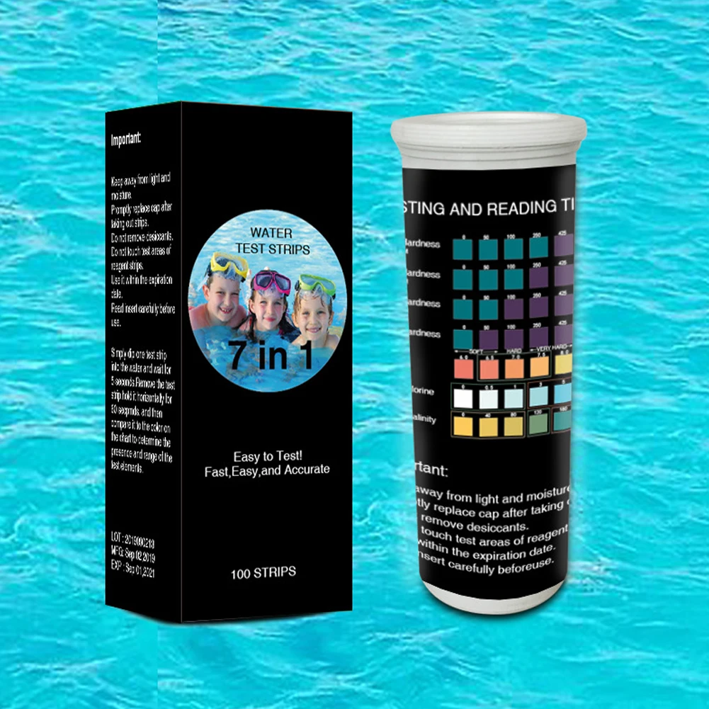 50 шт аквариумных жидких измерительных полосок для плавания аквариумов качество