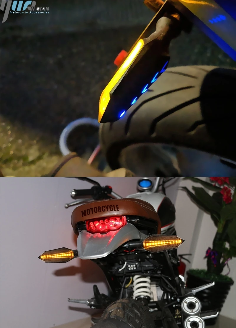 Мотоциклетные светодиодные сигнальные лампы для Yamaha YZF R1 R1M R1S R3 R6 R15 R25 XT660 X R Z XJ6 N