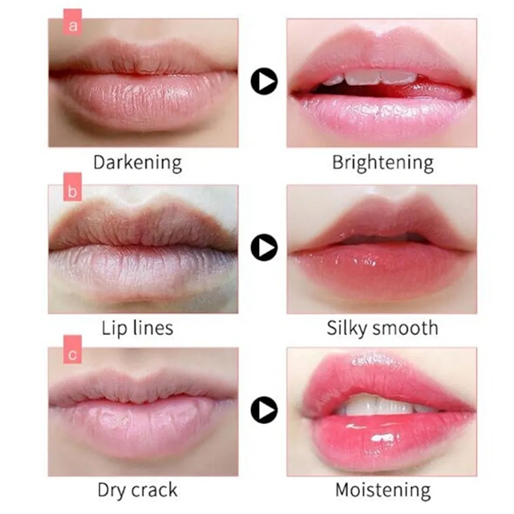 Увлажняющий крем для губ отшелушивающий набор бальзамов с кистью маска сна