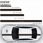 Новые автомобильные аксессуары WRC FIA, набор полос чемпионата мира по ралли, Автомобильный капот, багажник на крышу, Виниловая наклейка, гоночные ралли, спортивные наклейки из ПВХ