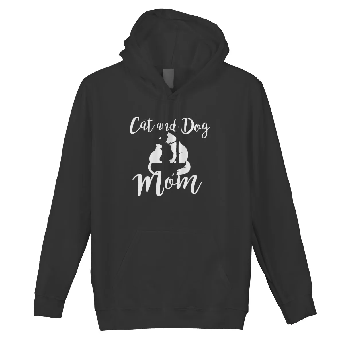 

Men's Hoodie Cat and Dog Mom Cats and Dogs Lover MommyCotton Funny Punk Kawaii Spring Mens Clothes 37146