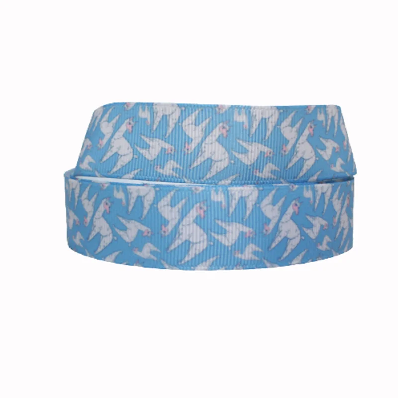 

50Yards 16mm-75mm Animal Printed Grosgrain Ribbons for DIY Hairbows Crafts Party Decoration