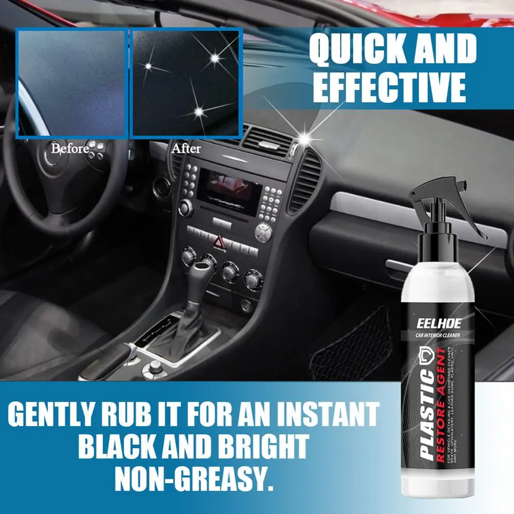 

Quick Effective Car Interior Cleaner Plastic Polishing Detail Restoration Car Dashboard Seat Anti-Aging Car Beauty Accessories