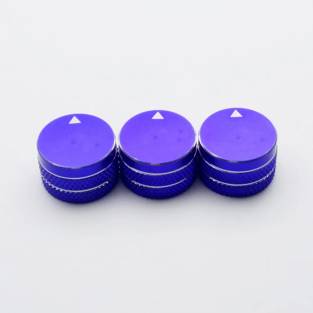 

Interior Knob Cover Trim 12 Pcs/Set Accessories Aluminum Blue For 2020 2021
