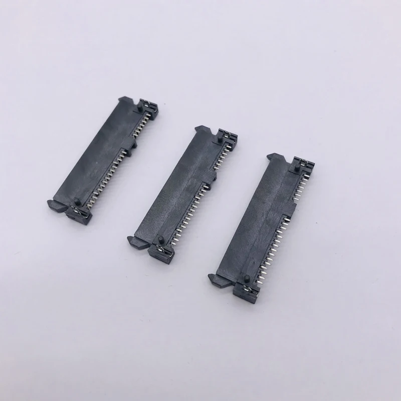 10 шт. разъем SATA fmale SMT 7P + 15P 22Pin 7 15 90 ° h4 2 мм для интерфейса жесткого диска 22pin
