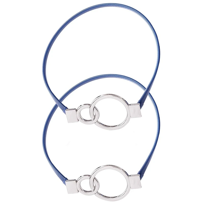 

Curtain Straps, Alloy Curtain Hanging Curtains, Modern Minimalist Style With Knots On The Back Of The Curtain,2 Pieces
