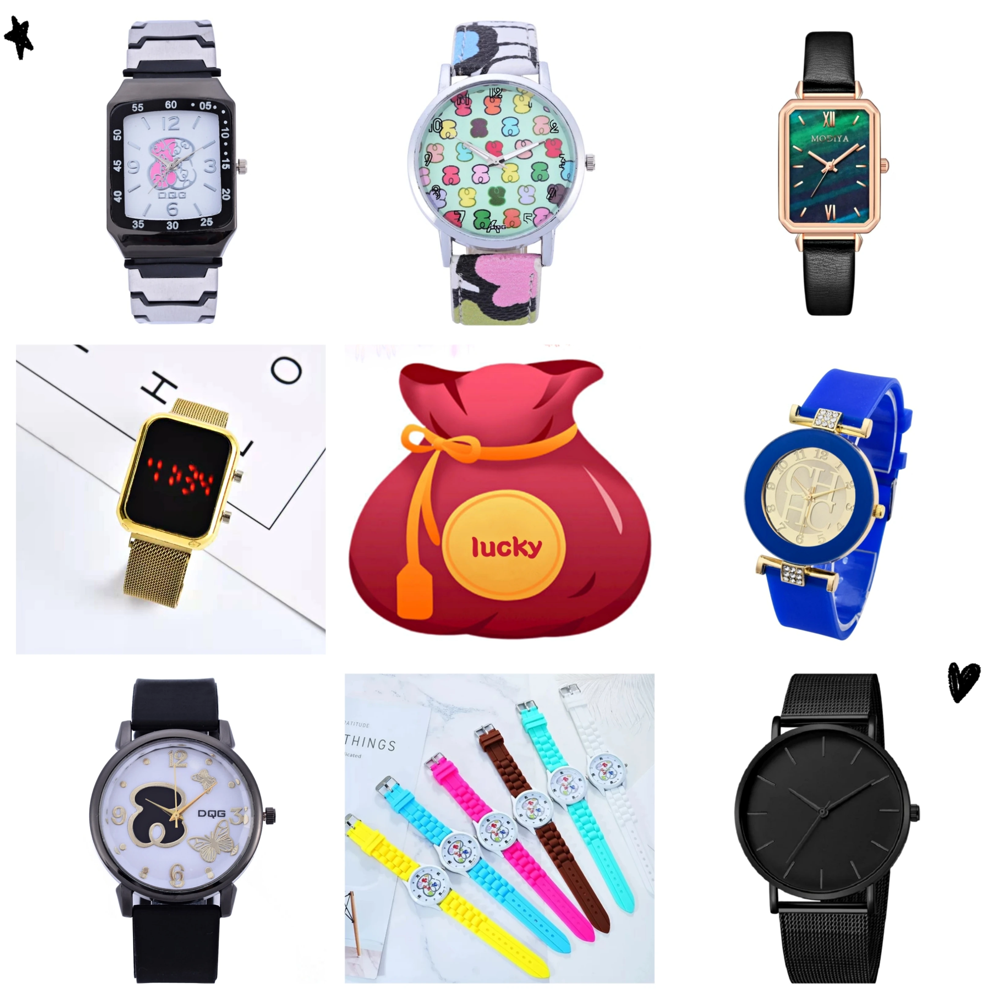 

Reloj Mujer Wome Watches Lucky Bag For Lucky People Every Bag Hides A Different Surprise Randomly Sent The Watch Gift Good Luck