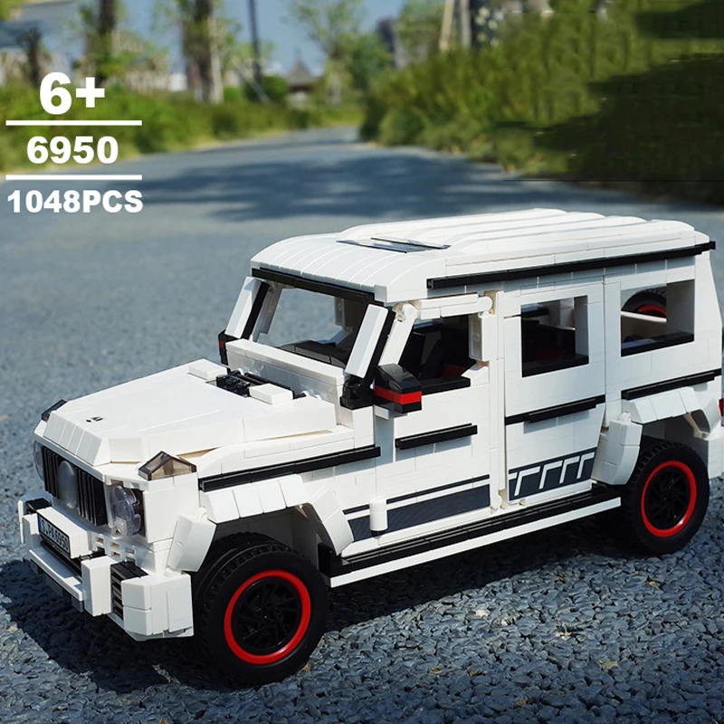 1048 шт техническая серия 1:16 G63 внедорожных гоночных автомобилей строительные